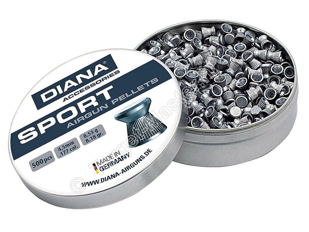 Diana Sport 4.50mm Airgun Pellets tin of 500